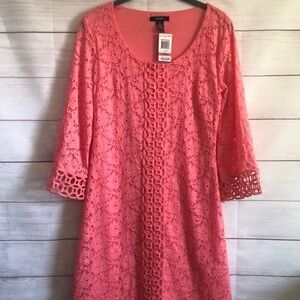 Alfani Something Blue Georgia Peach Dress XS NWT